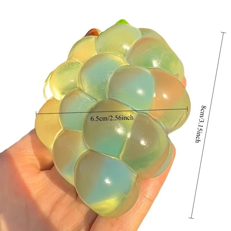 Taba Squishy Handgemachtes Trauben Quetschspielzeug Klebrige Frucht Stressabbau Langsam Rückprallend Sensorisches Fidget Spielzeug für Angst und Konzentration Geschenk