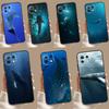 Coque de protection pour POCO X3 X5 X6 M6 Pro F6 F3 F5 M5s Xiaomi 14 13 Ultra 12 Lite 11T 12T 13T Pro - Motif Requin-Baleine dans l'Océan