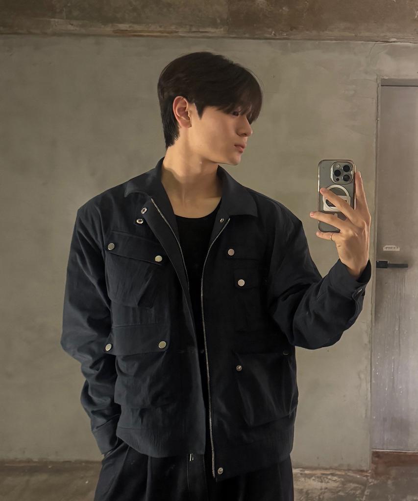 Accustom Utility Pocket Cn Jacket / Navy