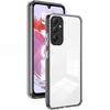 Samsung Galaxy M34 5G Fusion Hybrid Case with Camera Protection, Clear/Black