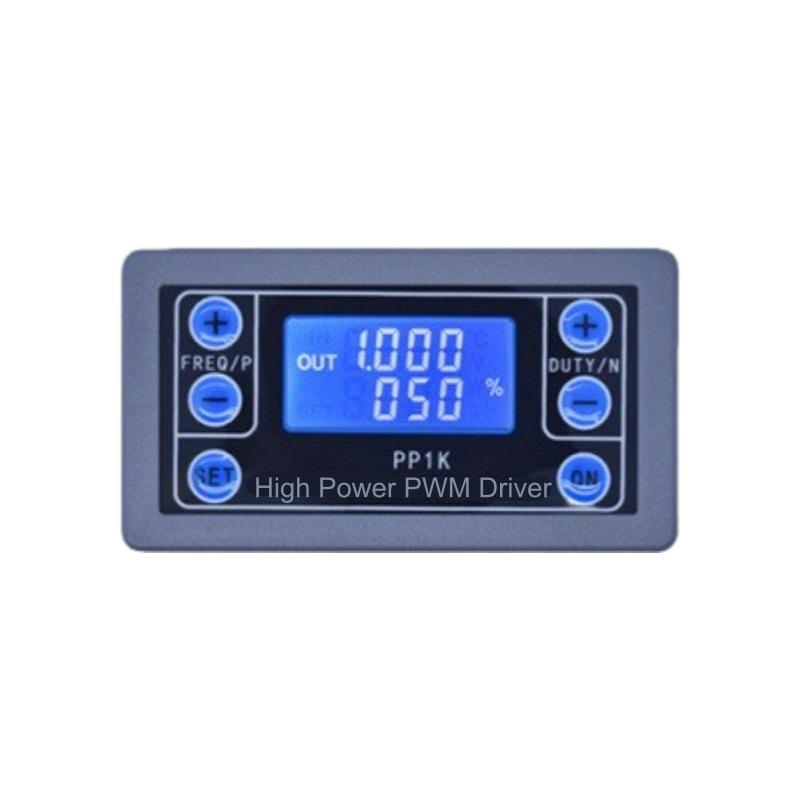 Adjustable High-Power Motor Speed and Solenoid Valve Control with Dimming, Pulse Count, Frequency, Duty Cycle, and Delay Functions
