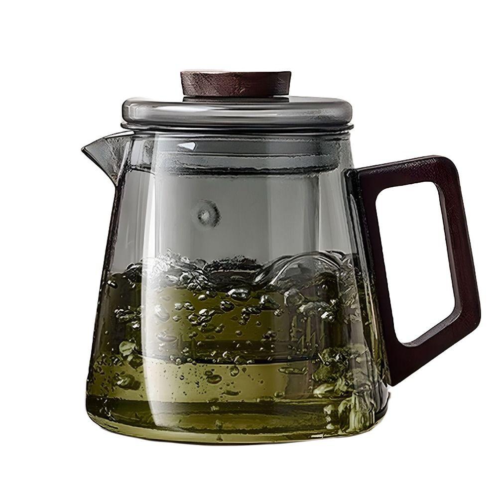Thickened Glass Tea Separation Teapot High Temperature Resistant Kung Fu Tea Set  Office Teapot