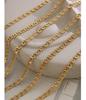 European & American Hip Hop Retro Bracelet & Necklace Set: 18K Gold Titanium Steel Chain, Stainless Steel, Personalized Design