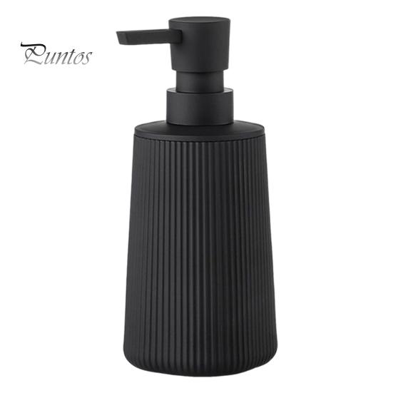 

Пенный диспенсер для мыла с дезинфицирующим средством для рук, большой диаметр горлышка бутылки, современный ребристый дизайн, универсальная бутылка с дозатором жидкости чёрный