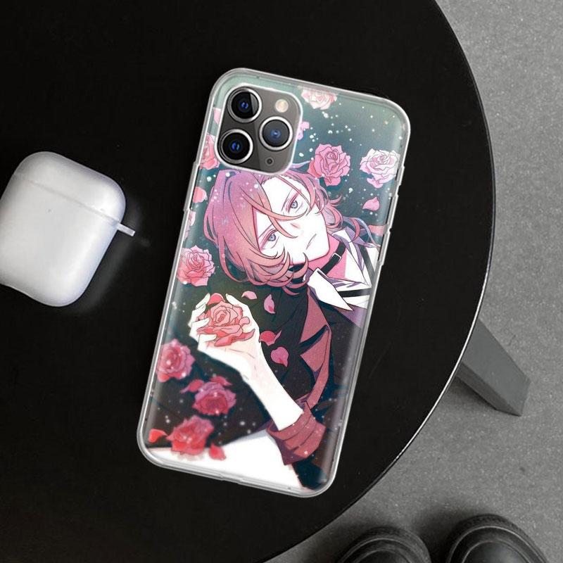 Bungou Stray Dogs Dazai Osamu Phone Case Cover For iPhone 11 12 13 Mini 14 15 Plus 16 Pro Max 17 Air 7 8 + SE Art Customized Fun