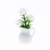1/12 Miniature Artificial Potted Plant For Doll House Decoration Realistic Plastic Greenery Scene Display Accessories