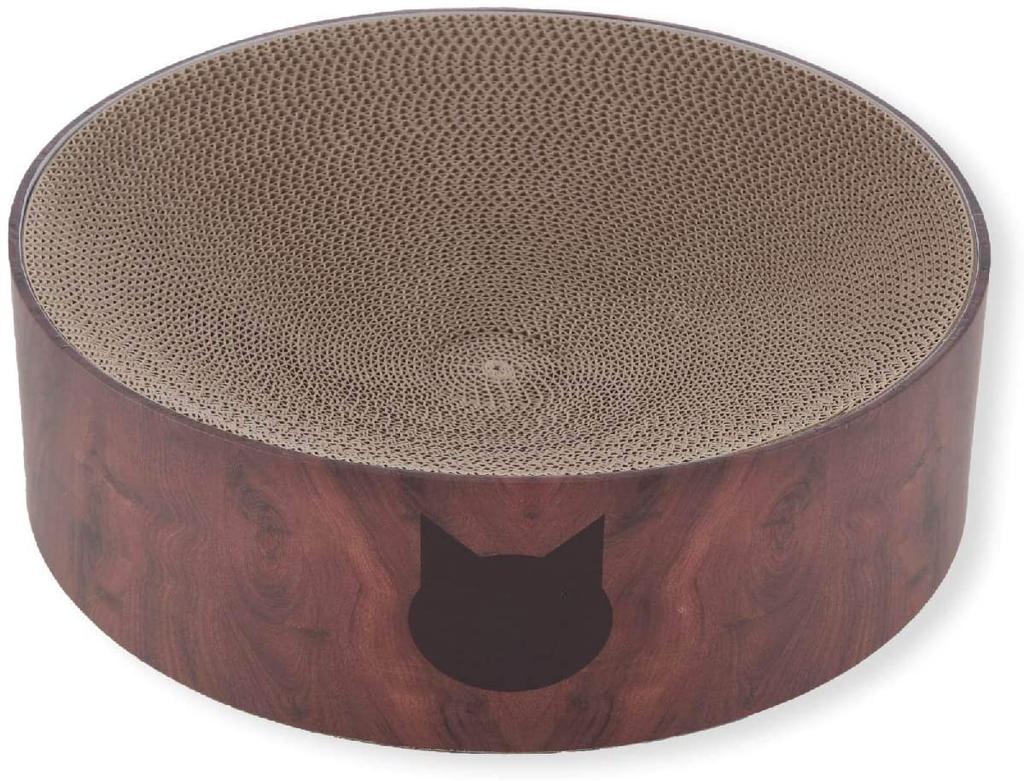 Necoichi Balibari Bowl Replacement Nail Sharpener 2 Pack Dark Brown