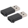 Adapter USB3.0 to TypeC USB C to USB OTG Plug Play Conversion Head for Data  (Black )