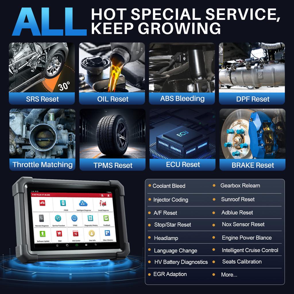LAUNCH X431 IMMO PLUS X-PROG3 Scanner OBD2 Instrument de Diagnosticare Programare Chei Diagnosticare Toate Sistemele 2 Ani Actualizare Gratuită
