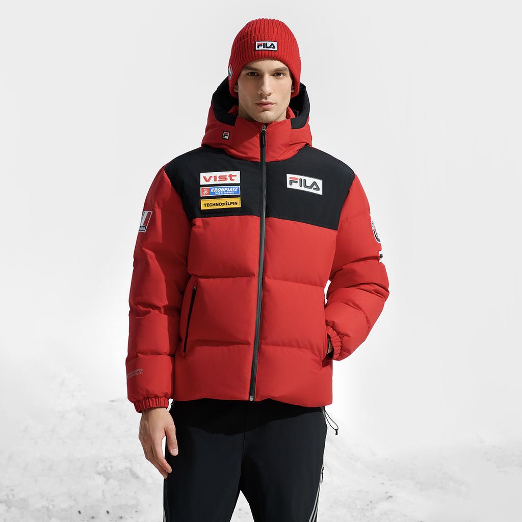 New FILA Down Jackets Men's RD Red A11M446923FRD