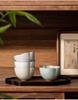 Ru Kiln Large Capacity Ceramic Tea Tasting Cup - Gongfu Tea Set for Home.