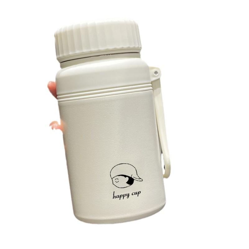 Premium Portable Thermos Set: Double Walled, High-Temperature Resistant, Large Capacity Cups for Couples