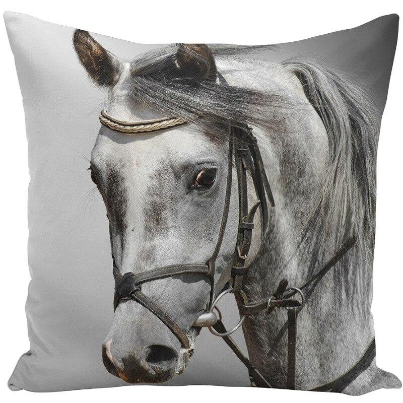horse throw pillow