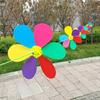 Rainbow Color Wind Spinner Hanging Rope Wind Rotator Ornamental Windmill String  Courtyard