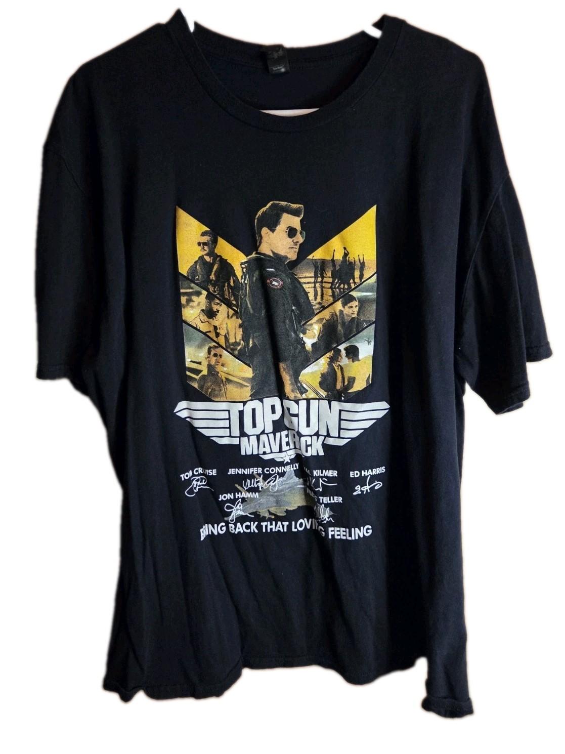 Top Gun Maverick movie promo Tom Cruise Val Kilmer Unisex T-Shirt S