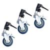 1Set Photography Light Stand with 360 Degree Rotating Caster Wheel for Efficient Movement