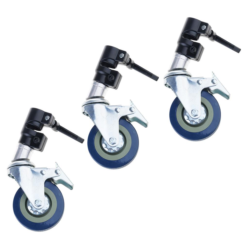 1Set Photography Light Stand with 360 Degree Rotating Caster Wheel for Efficient Movement