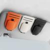 Magnetic Car Glasses Clip, Sunglass Holder for Sun Visor, Driving Sunglasses Clip with Card Holder for Car Interior Accessories