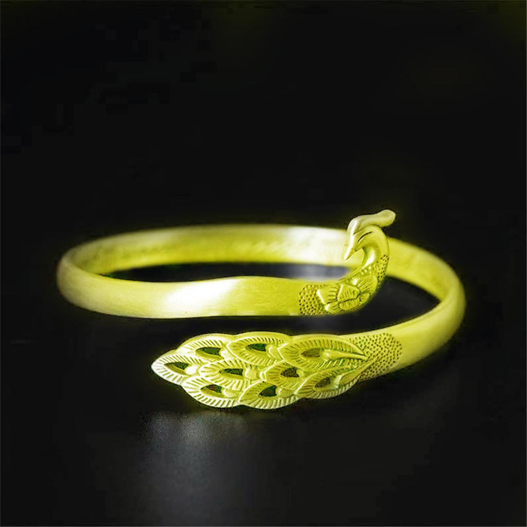 Fashion 2025 New Peacock Bracelet Vintage Simple High Street Bracelet Steel Women Cute Chain Bracelet Jewelry Gifts Wholesale