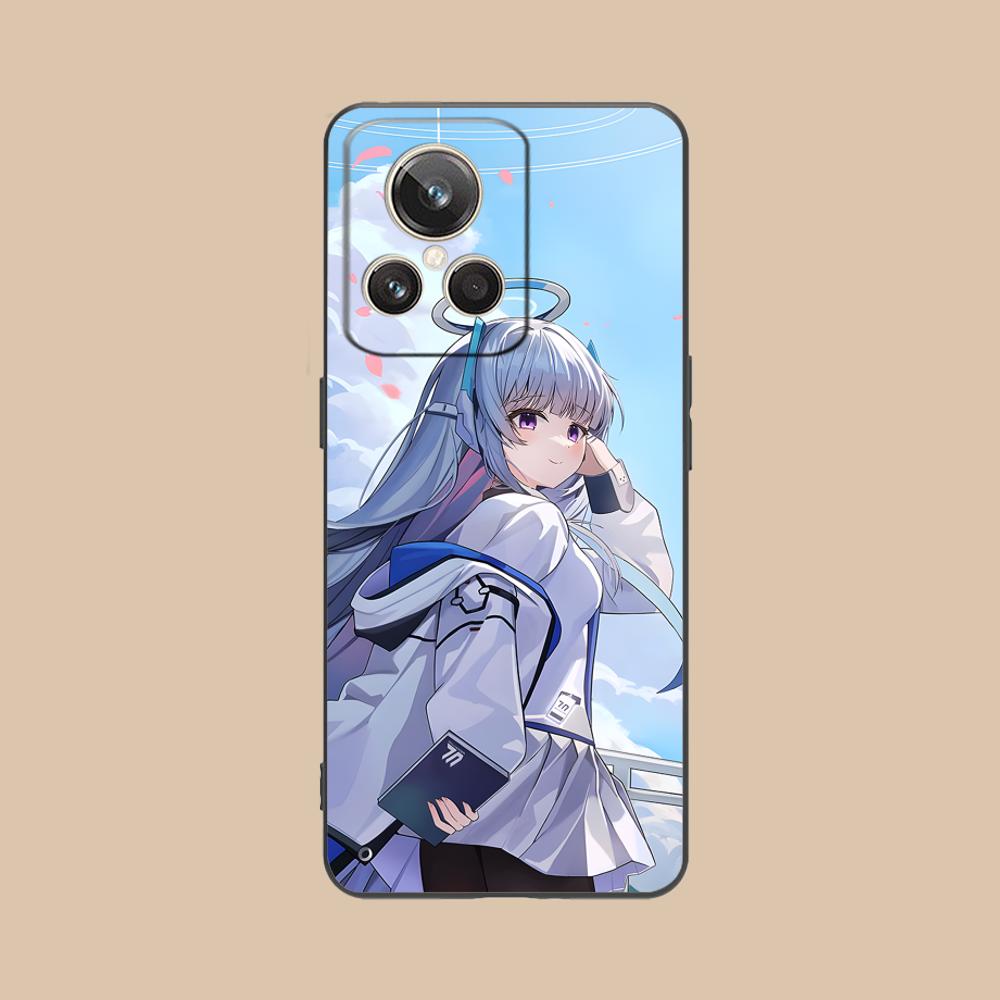 Blue Archive Ushio Noa Phone Case for Realme GT 8 Neo Pro C75 73 71 C67 65 C55 53 C35 31 C20 15 Colorful Printing Cover Luxury