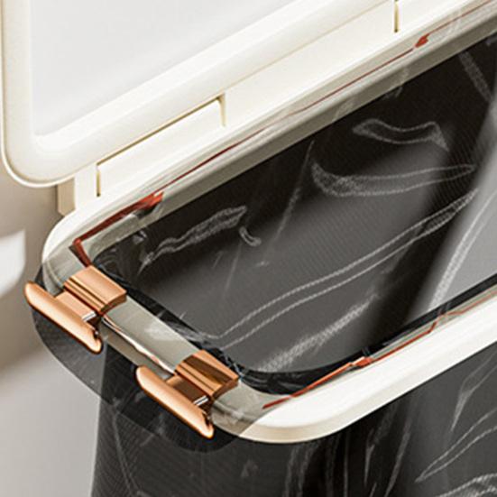 Garbage Bag Hanger Foldable Kitchen Trash Bag Holder Over Cabinet Door No-Drill Wall Mounted Large Capacity Waste Bag Rack