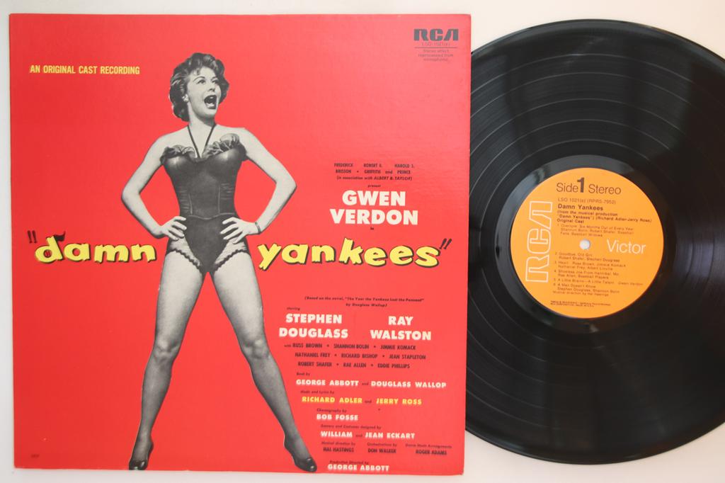 LP Record GWEN VERDON, STEPHEN DOUGLASS, RAY  - Damn Yankees LSO1021 RCA VICTOR US Soundtracks & Musicals Used