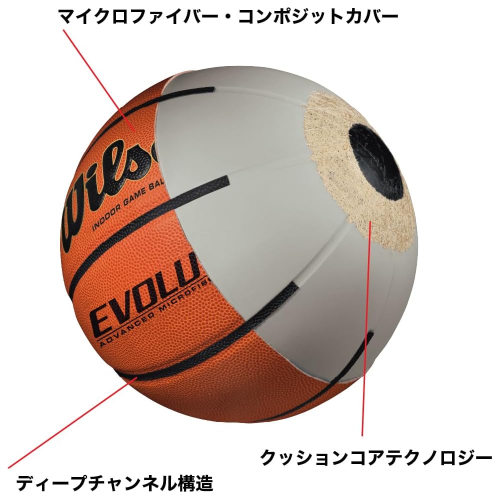 Wilson Evolution Game Basketball JBA Black Size 5
