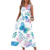 Womens Maxi Dress Boho Maxi Dress Floral Maxi Dress Long Dresses for Women Sleeveless Summer Maxi Dress Casual Style