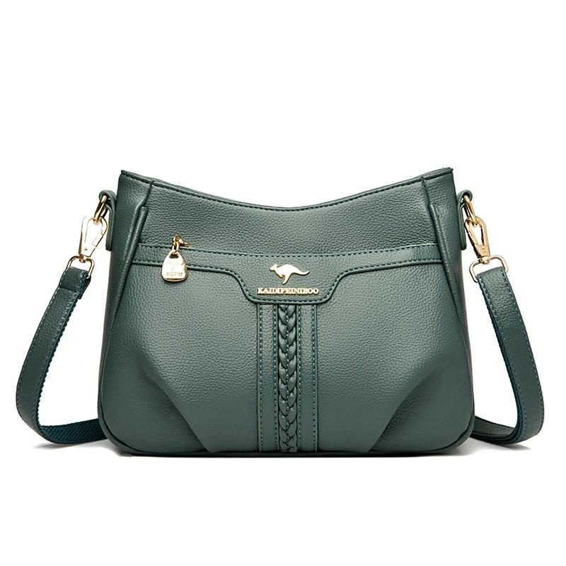 Soft Pu Leather Women Bag Brand Designer Ladies Handbag Purses Luxury Female Shoulder Bag Large Capacity Crossbody Bags