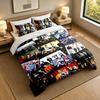 3-Piece Bed Sheet Set with Backstreet Boys Design, 1 Flat Sheet and 2 Pillowcases for Bedroom