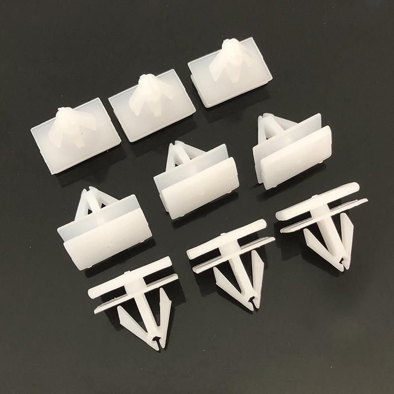 Car Rocker Panel Moulding Auto Fastener Clips Nylon Retainer 25693852 For G M Cadillac Chevy Buick Plastic Rivet Auto Clips 10PCS