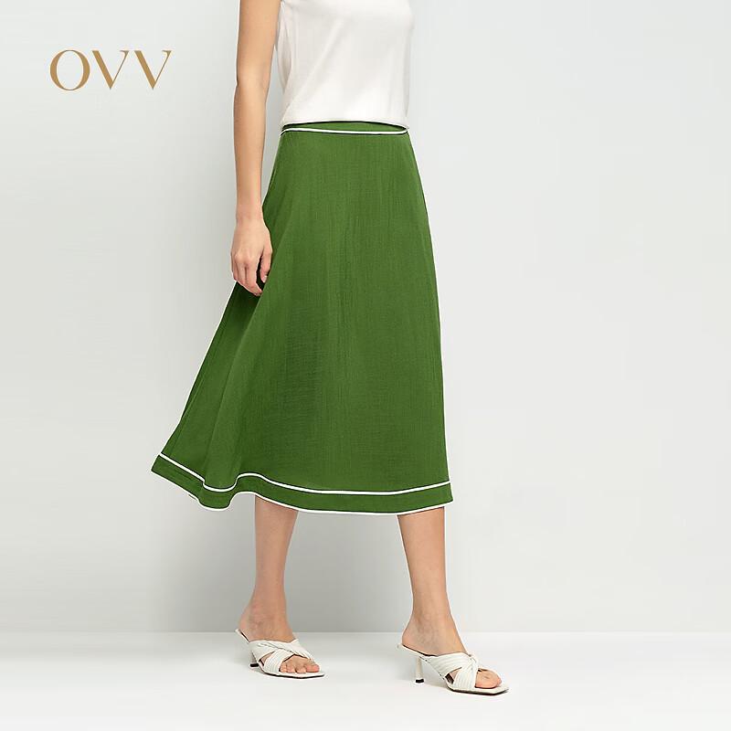 OVV French Romantic A-Line Midi Skirt M