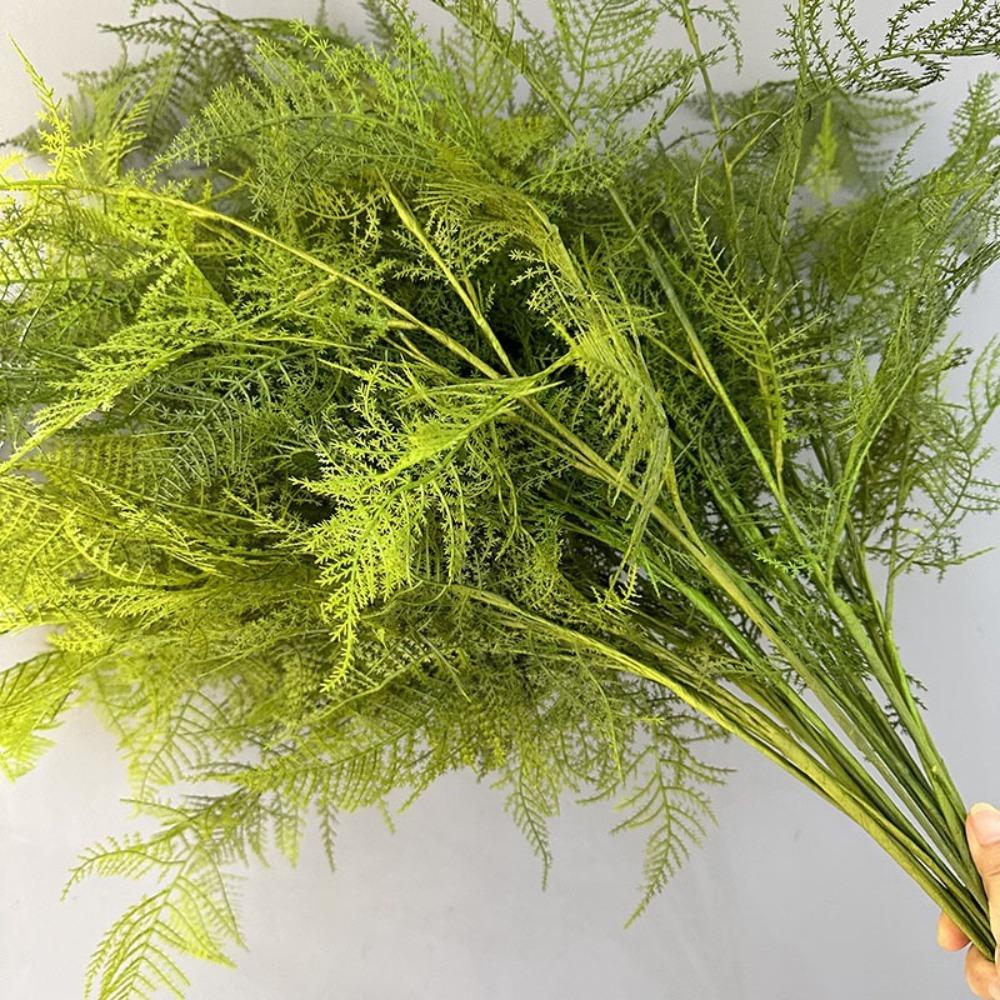 Realistic Artificial Fern Plant Branches Real Touch Fake Plants  Outdoor Garden Decor
