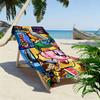 Kirby Print Beach Towel, Large Soft Quick Dry Towel for Beach Camping Swimming