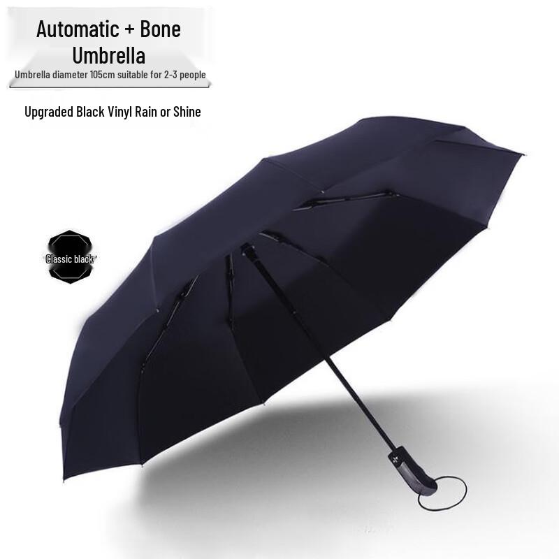 Hanyou Fully Automatic 8-Rib Sun & Rain Umbrella