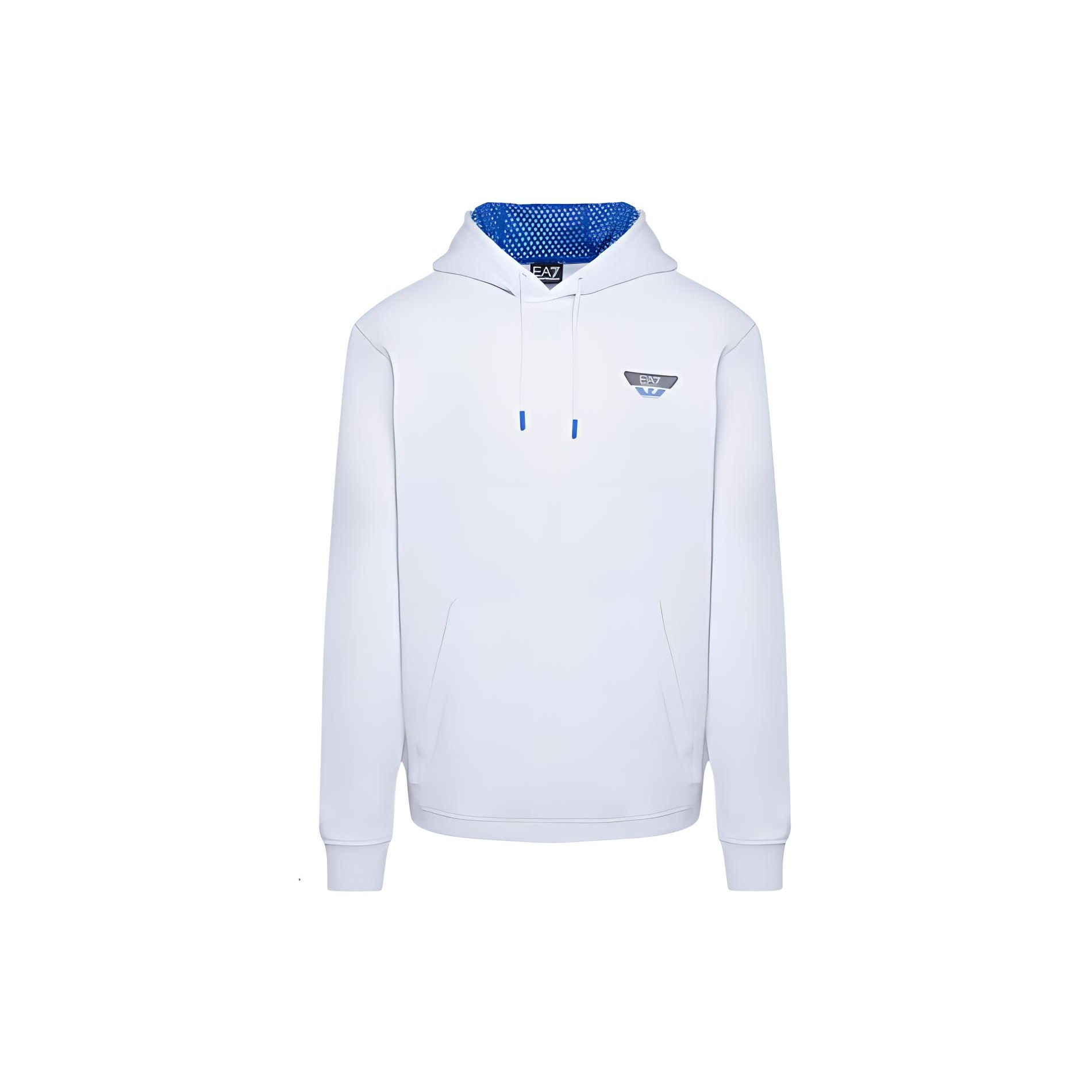 Emporio Armani Adelaarslogo Bedrukte Hoodie Heren hoodies Wit 6LPM72-PJEQZ-1100 XL