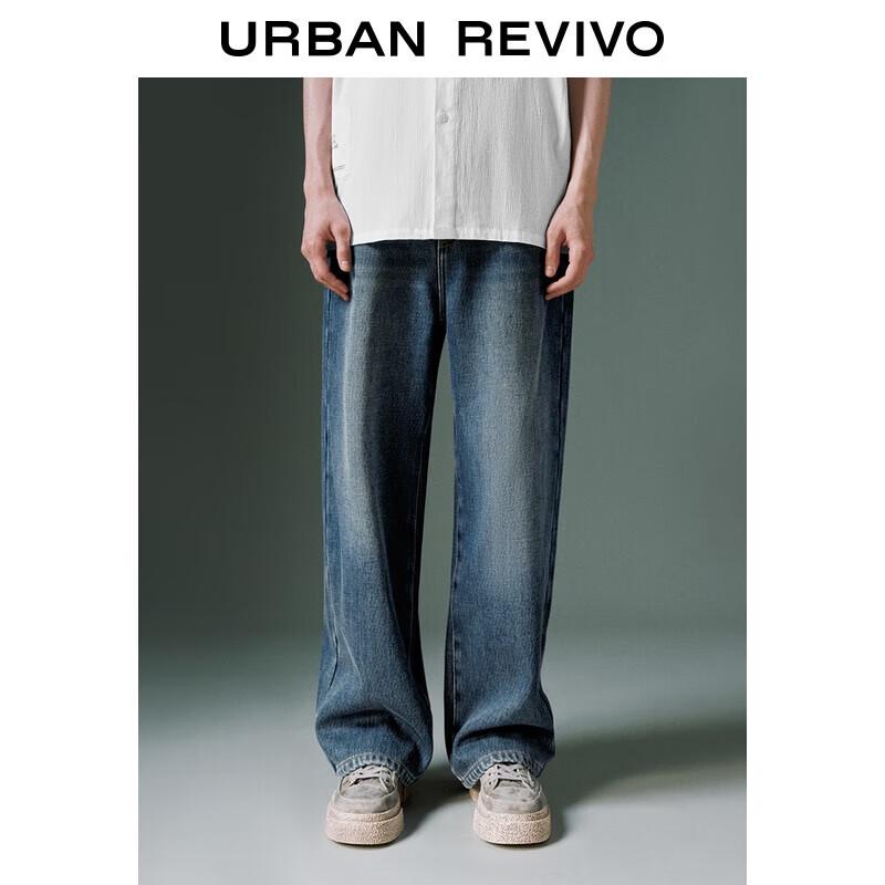 

UR Men s Washed Whiskered Denim Jeans 30