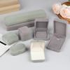 Velvet Jewelry Box Rings Necklaces Earrings Pendants Storage Box For Women Jewelry Packaging