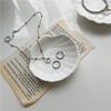 Muschelförmige Schmuckaufbewahrungsschalen Schalen Weiße Keramikplatte Aufbewahrungsschalen Ring Ohrringe Platte Heimdekoration Tablett Design