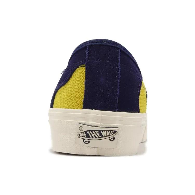 Vans Authentic VR3 LX 'Patchwork - Blue Yellow' (Unisex) Blue / Yellow Skate Shoes VN0005WQBLU