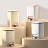 New Large Capacity Rubbish Bin Dustbin Press Leak-Proof Trash Can with Cover Stainless Steel Pedal Wastebasket Household