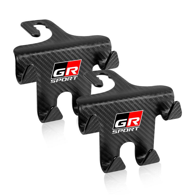 1/2PCS Car Seat Headrest Hook Auto Back Seat Organizer for Toyota GR Gazoo Racing Corolla TRD Yaris Chr Auris Rav4 Camry Prius Prado Avensis