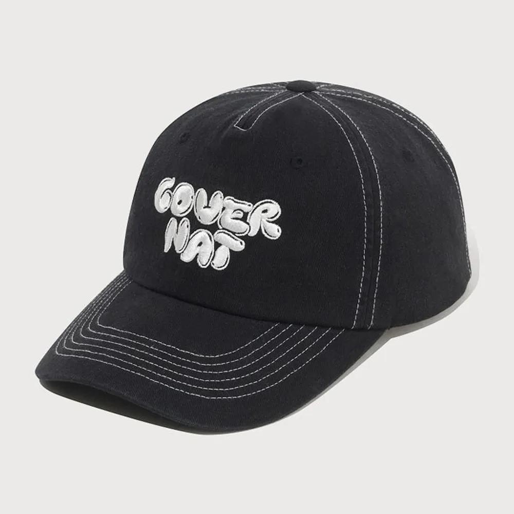 [COVERNAT] Graphic Logo Trucker Ball Cap Black CO2606CA14BK