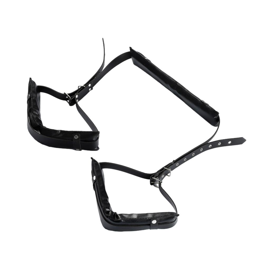 Sex Toys Bondage Legs Restraints BDSM Adjustable Thigh Sling & Hand Cuffs Bondage Gear Restraints Kits Sex SM Straps