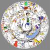 50 Pieces of Stalk Duck Graffiti Stickers Cartoon Cute Hand-painted Creative Decorative Mobile Phone Case Water Cup Hand Account Stickers