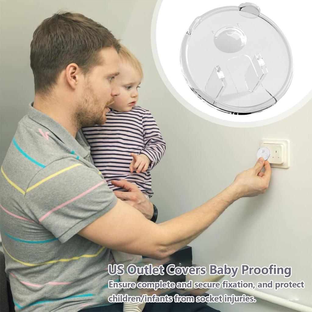 Outlet Covers Dustproof Protector Outlets Protector Plug Covers For Living Room Bedroom Kitchen Dining Room Kindergarten Boys