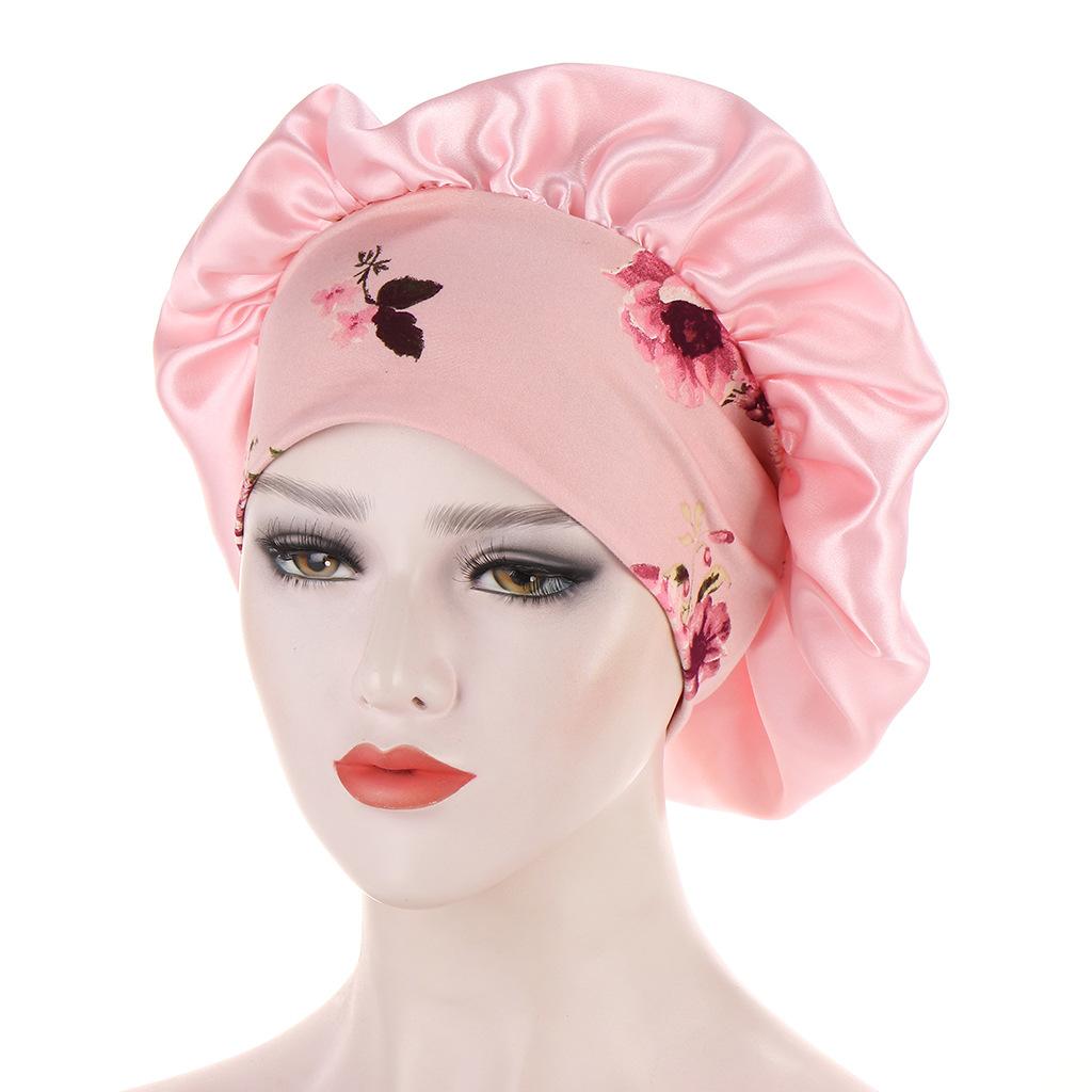 JYL TS DIY Oversized Sleep Cap Women Chemo Cap Polyester