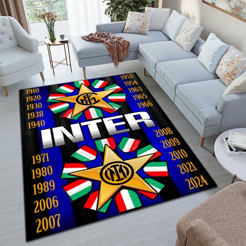 Famous F.C. Internazionale Milano Football Player Lautaro Martínez Carpet Is Suitable for Living Room and Bedroom Office Decorative Carpet L8