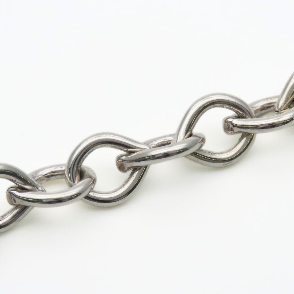 Used  bracelet MONET metal 18.4g Silver heart