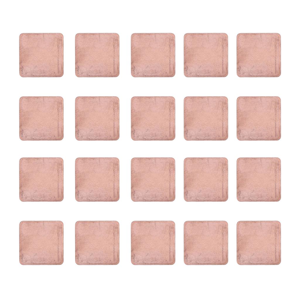 Heatsink Copper Pad Shim Quick Cooling Heat Sink Thermal CPU Cooler Kit for VGA VRAM RAM 0.5mm